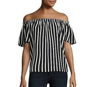 French Connection off the shoulder top